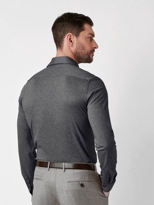 Shirt Grey Melange Col. 790 - Luxury Line
