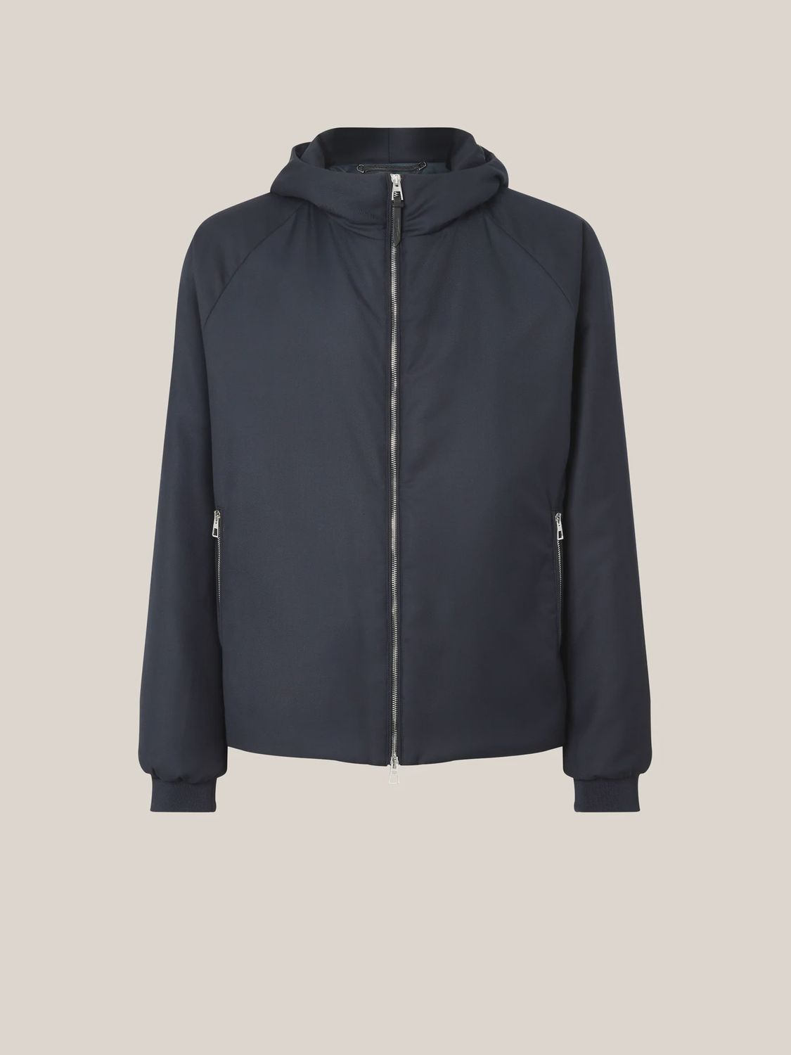 Navy Blue Technical Batavia Padded Jacket