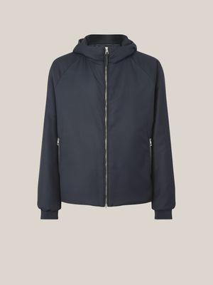 Navy Blue Technical Batavia Padded Jacket