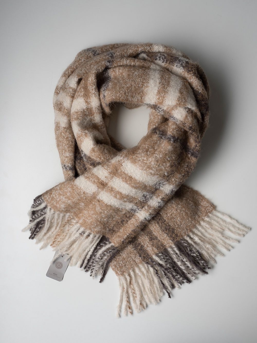 Shawl Alpaca Beige - Selva Col.04