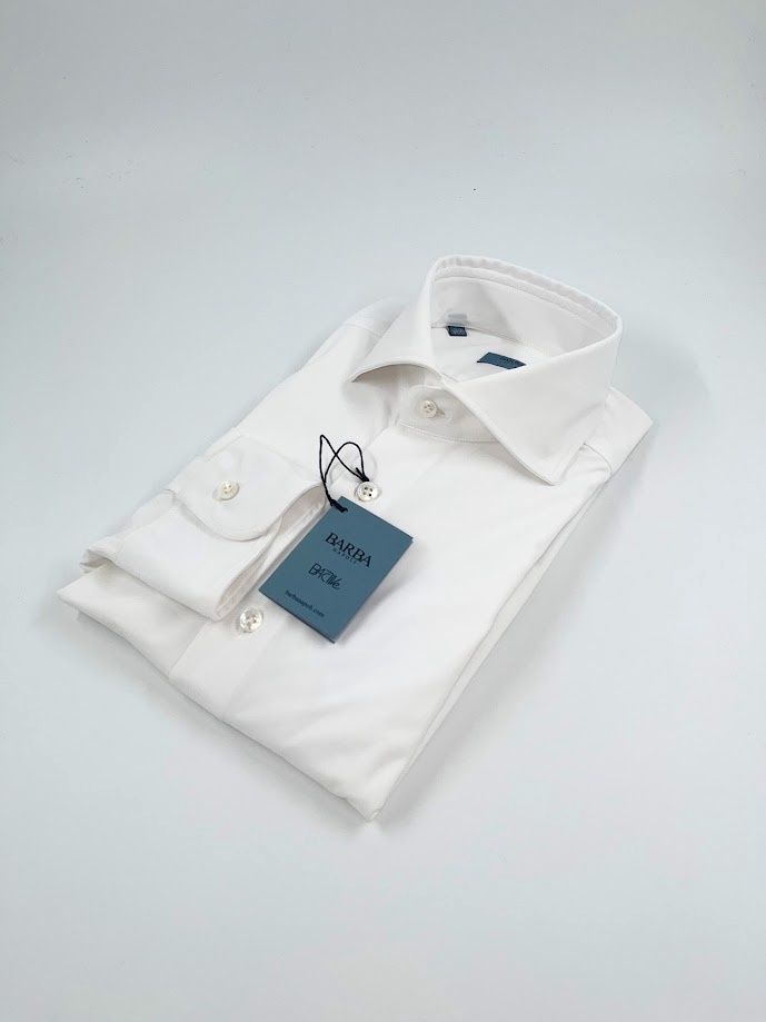 Barba BActive Shirt – Wit Stretch - 0001