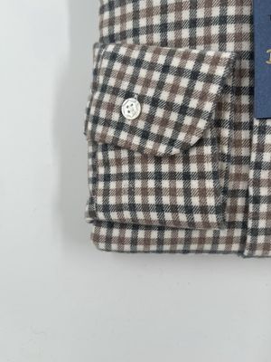 Dandylife Shirt – Bruin Blokmotief Flanel