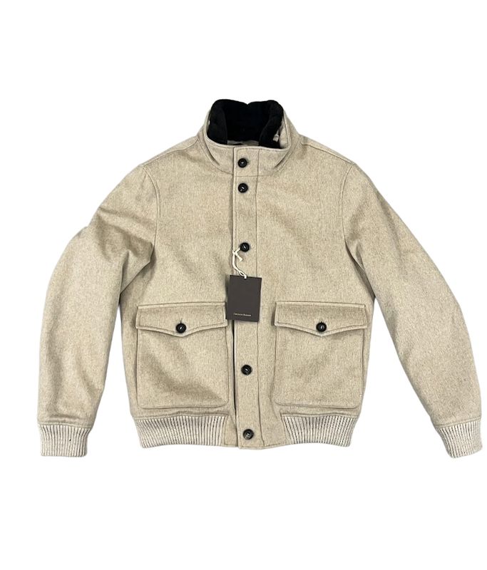 Cristiano Barbieri Jacket “Memo” – Beige 100% Cashmere