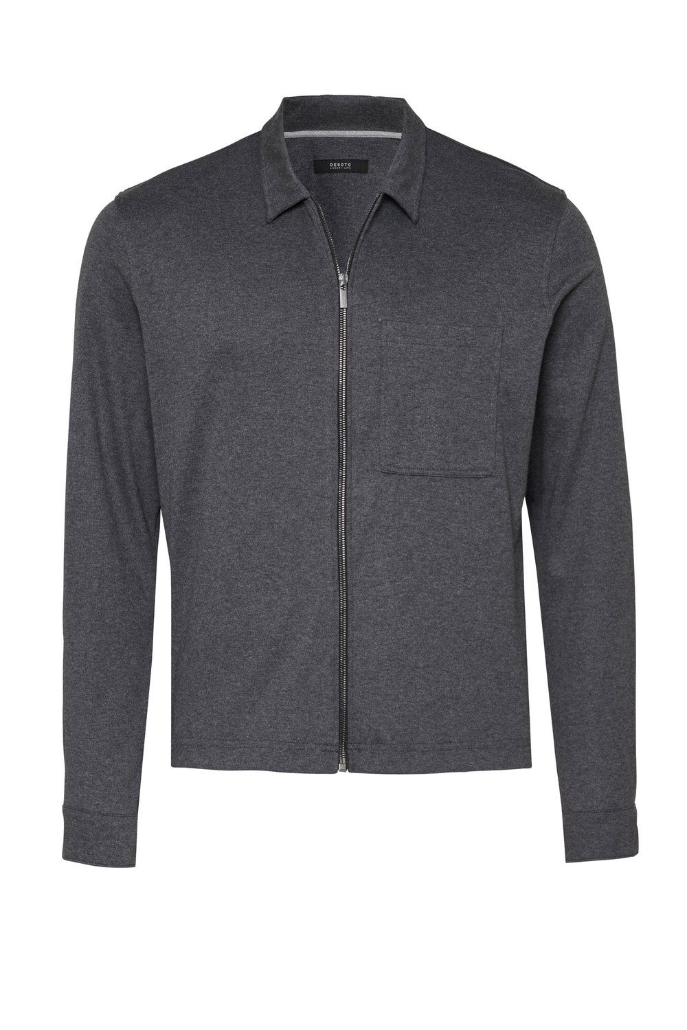 Desoto Luxury Line Jacket Zip – Dark Grey Melange (Col. 790)