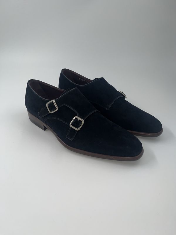 Fratelli Borgioli – Double Monk Suede Navy (1420 6120832)