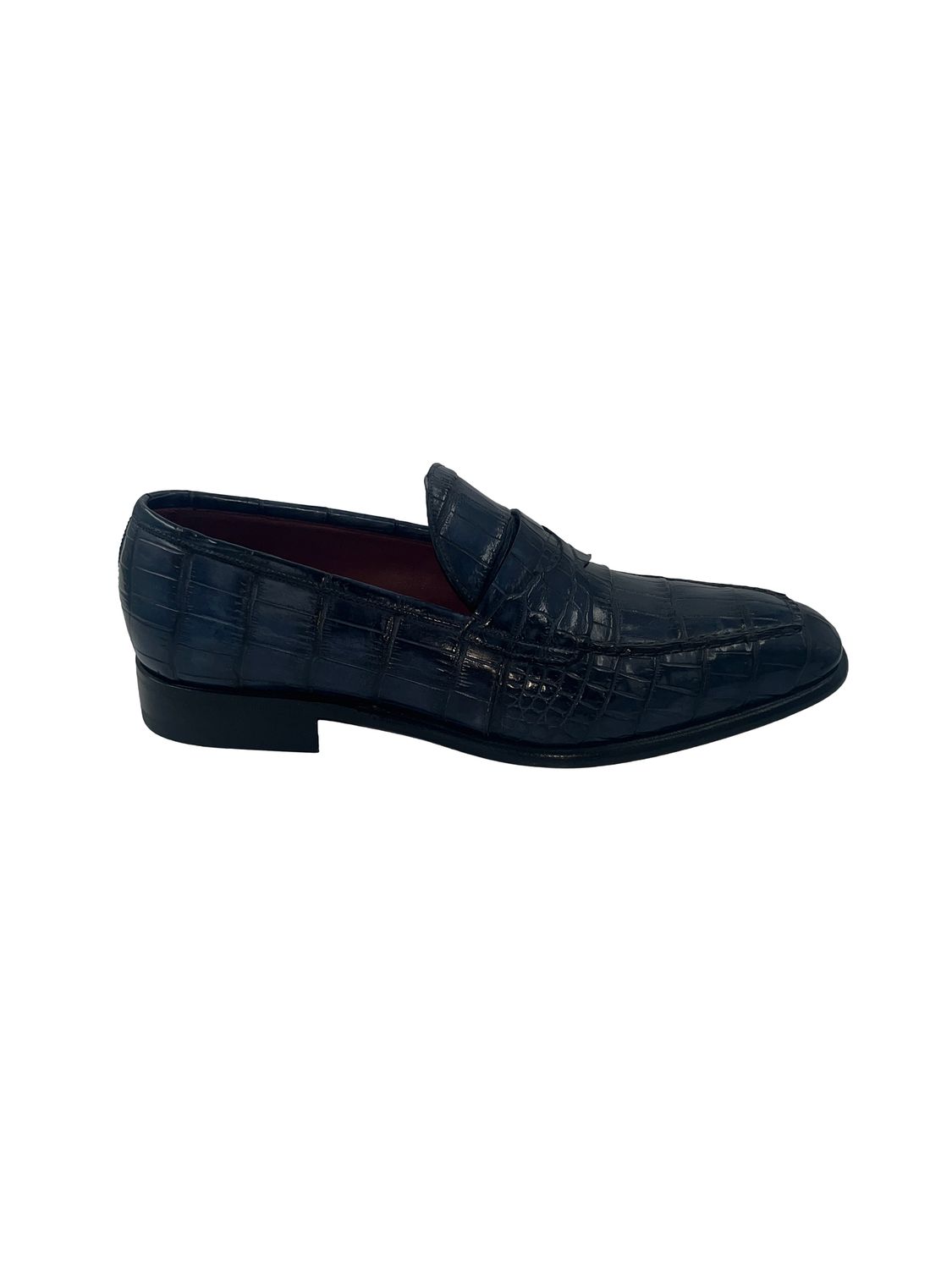 Fratelli Borgioli – Croco Blue Loafer (1941 A1872240)