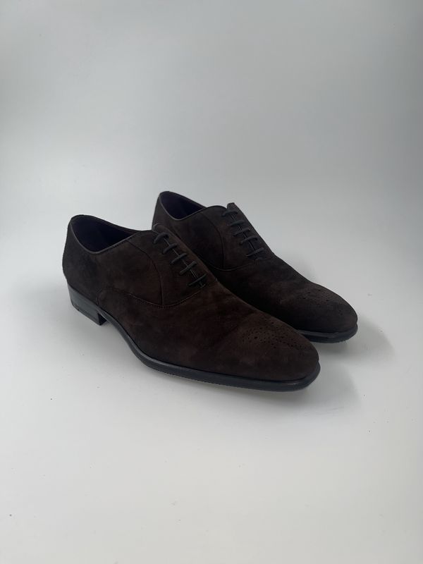 Fratelli Borgioli – Luxor Café Suede Veterschoen (2242 A2220830)