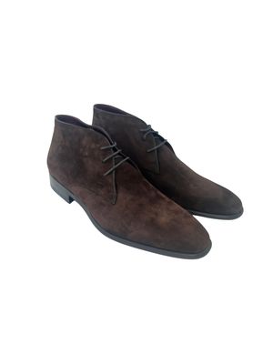 Fratelli Borgioli – Luxor Café Suede Veterschoen (2242 3040831)