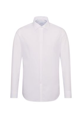 Seidensticker - Business Kent Smokingshirt Slim - Wit
