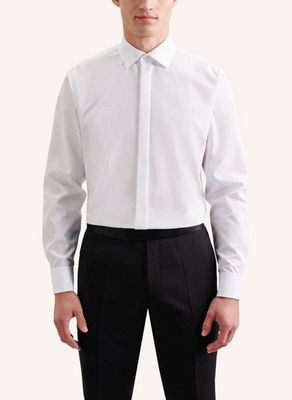Seidensticker - Business Kent Smokingshirt Shaped - Wit