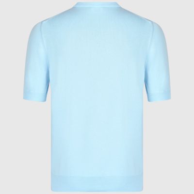 Gran Sasso Organic Cotton T-shirt – Lichtblauw