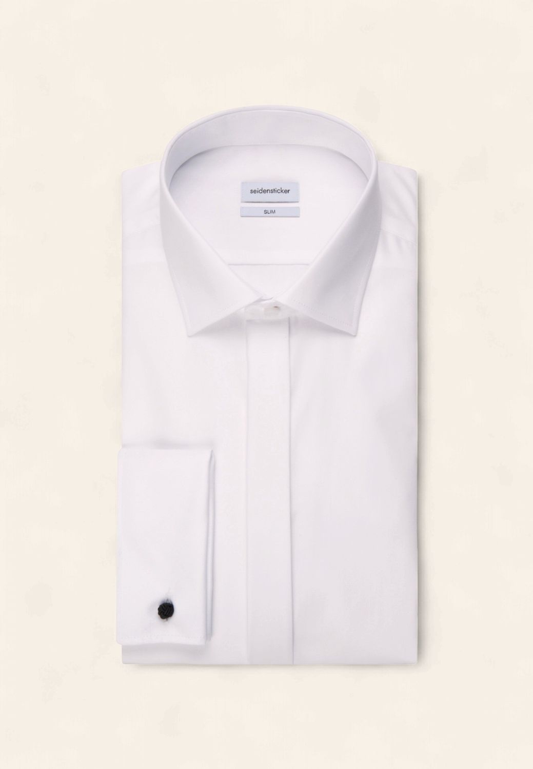 Seidensticker - Business Kent Smokingshirt Slim - Wit, Size: 38