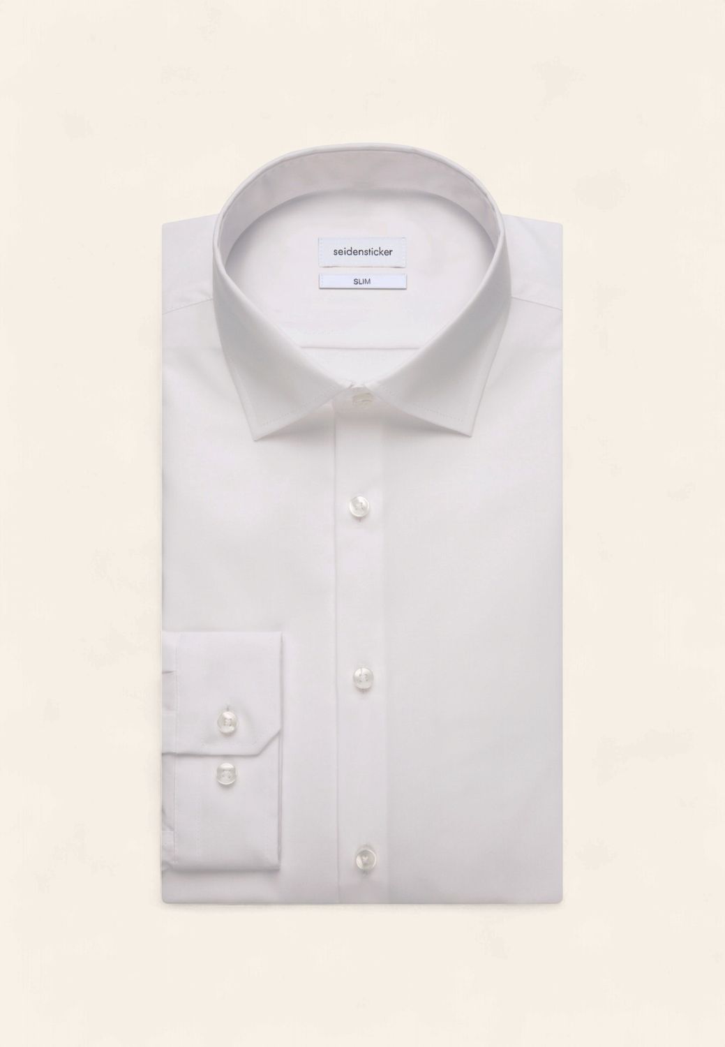 Seidensticker -  Business Kent Overhemd Slim - Wit, Size: 37
