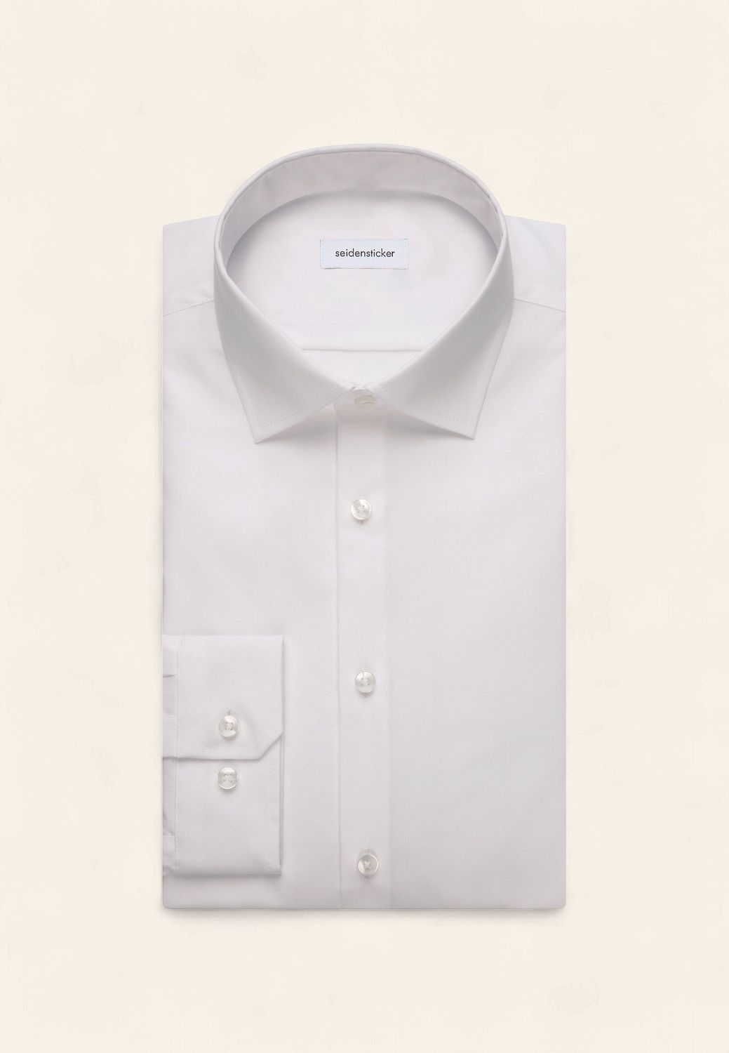 Seidensticker -  Business Kent Overhemd Shaped - Wit, Size: 37