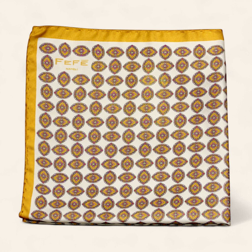 Pochet 100% Silk IJ4953_1007 Medals Yellow