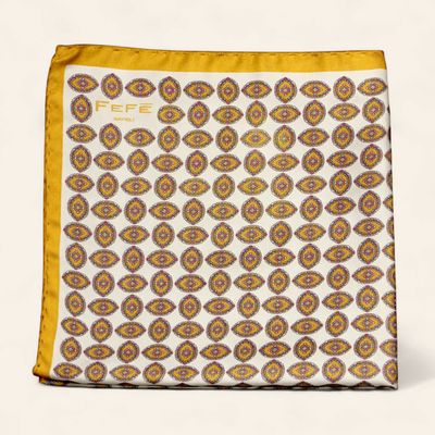 Pochet 100% Silk IJ4953_1007 Medals Yellow