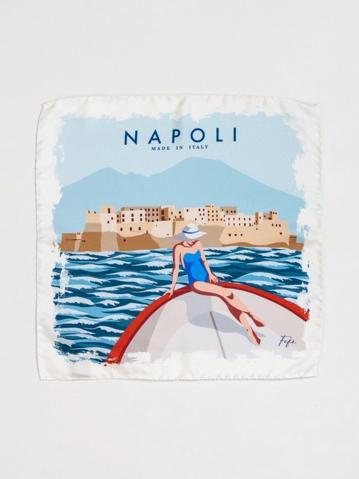 Pochet 100% Silk Cartolina - Napoli Pochet 100% Silk Cartolina - Napoli