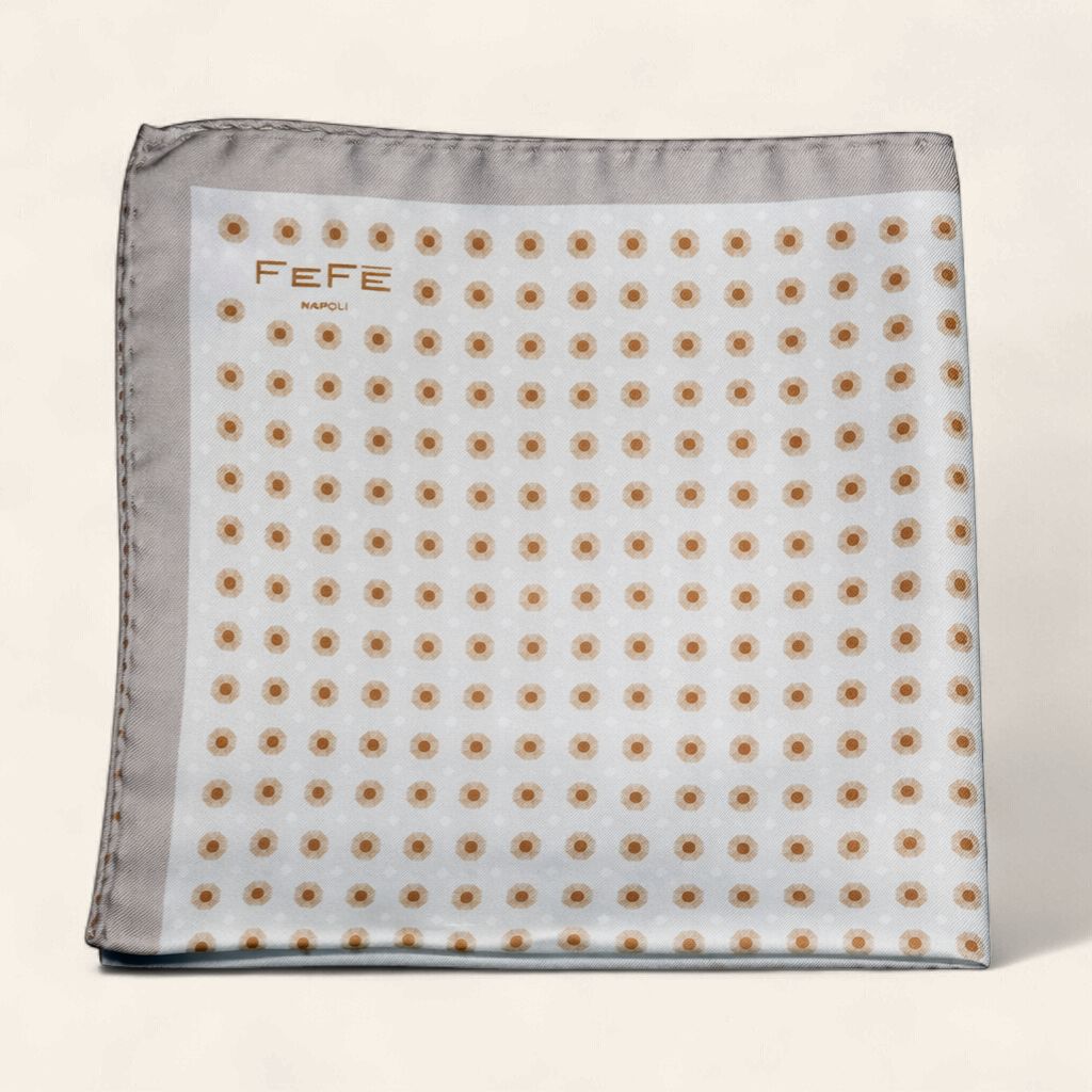 Pochet 100% Silk IJ3817_1007 Rombus Ivor