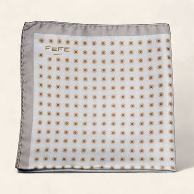 Pochet 100% Silk IJ3817_1007 Rombus Ivor