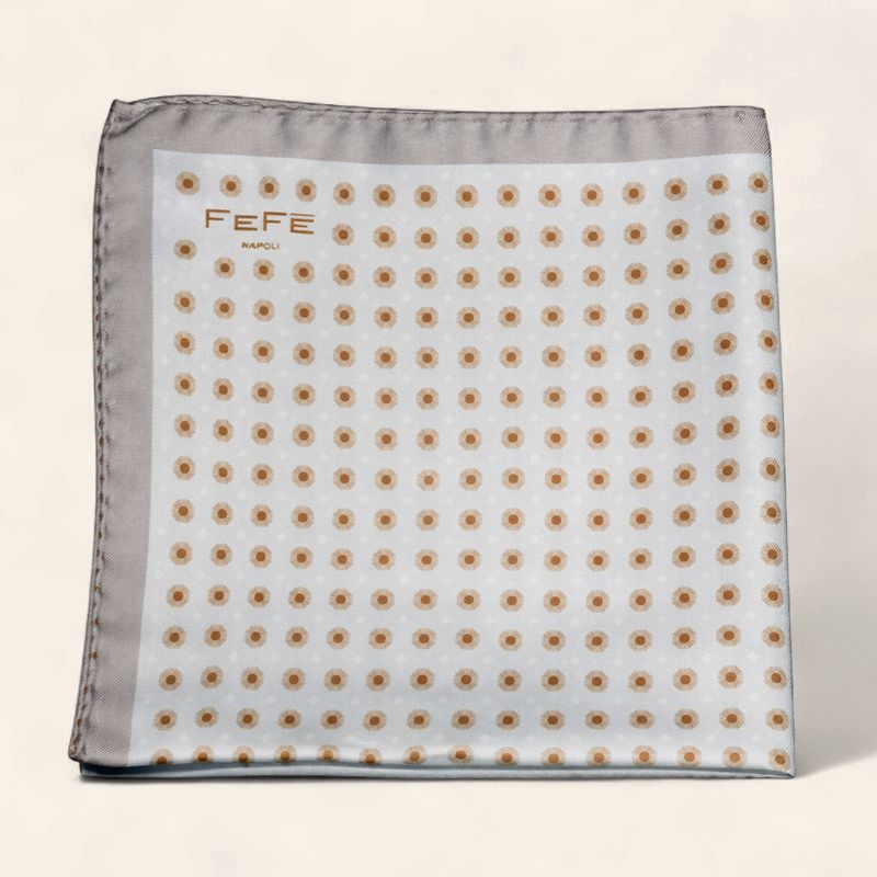 Pochet 100% Silk IJ3817_1007 Rombus Ivor