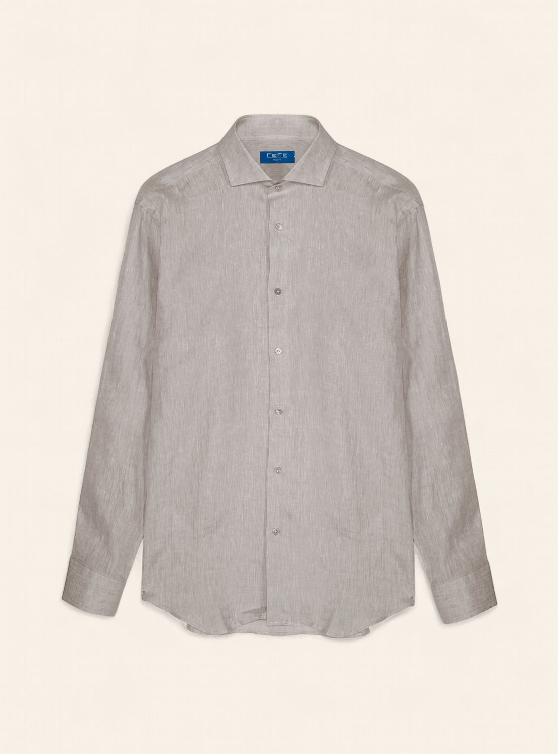 FeFè Napoli Shirt 100% Linnen Beige