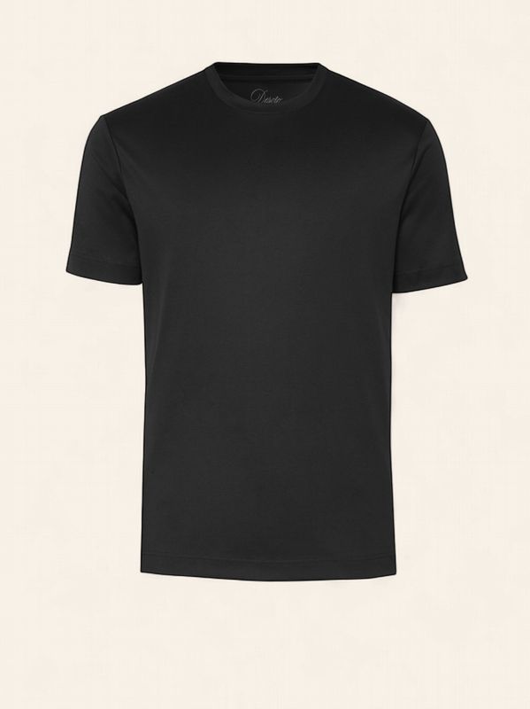 Desoto Luxury Line T-shirt – Finest Two-Ply Cotton Zwart