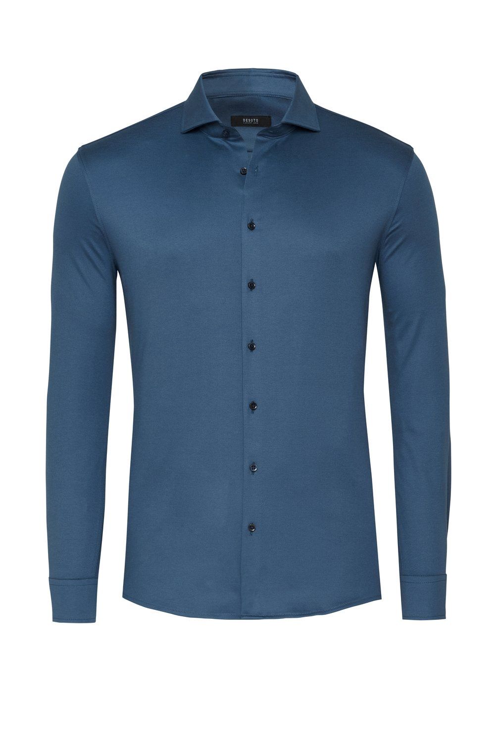 Desoto Luxury Line Overhemd Solid Marine Blue (Col. 052)