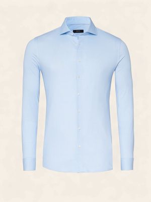 Desoto Luxury Line Overhemd Lichtblauw Blok (col. 566)