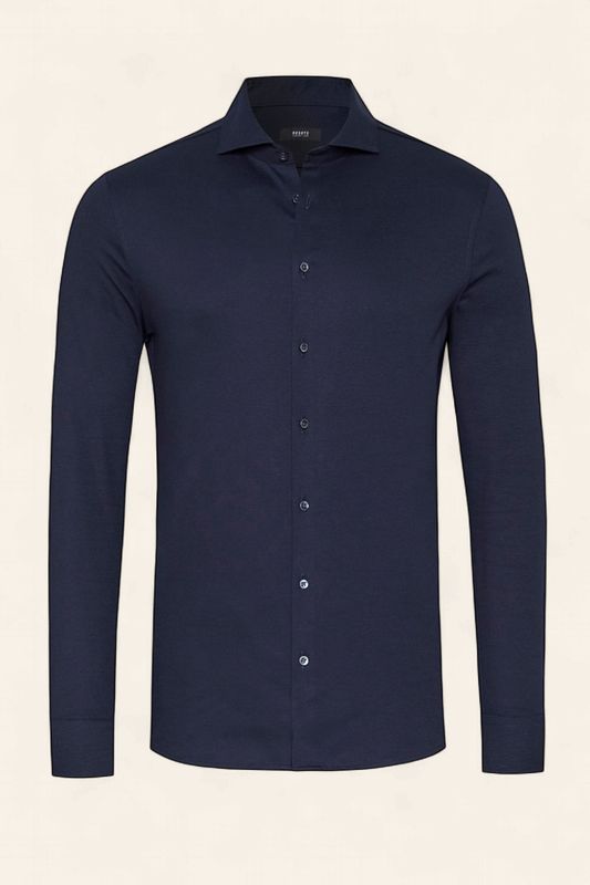Desoto Luxury Line Overhemd Navy Two Ply col. 051