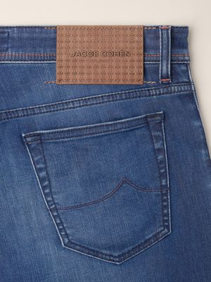 Jacob Cohën Nick Slim Fit Jeans Dark Blue 100D