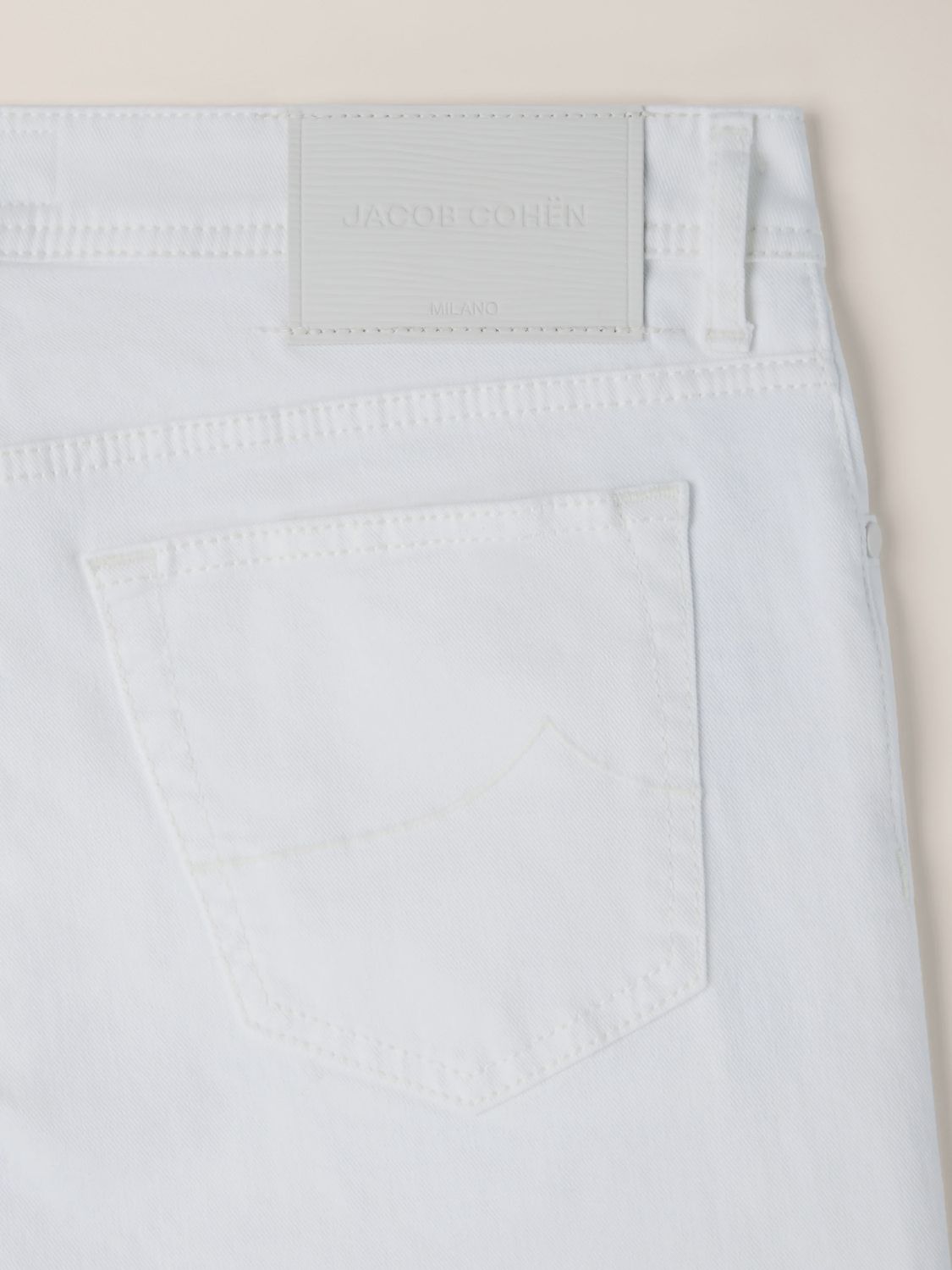Jacob Cohën Bard Regular Slim 5 Pocket Jeans White W00D