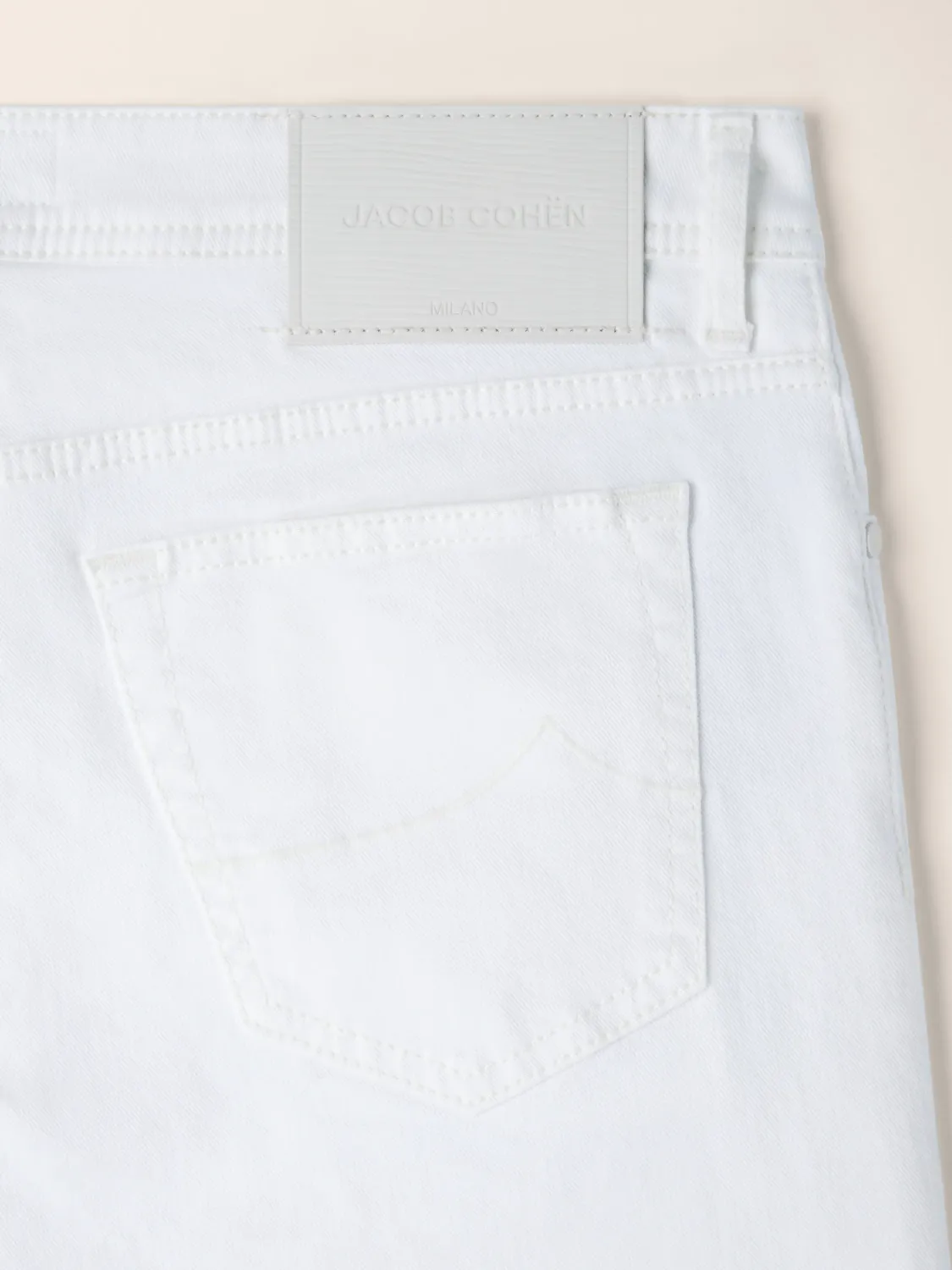 Jacob Cohën Bard Regular Slim 5 Pocket Jeans White W00D