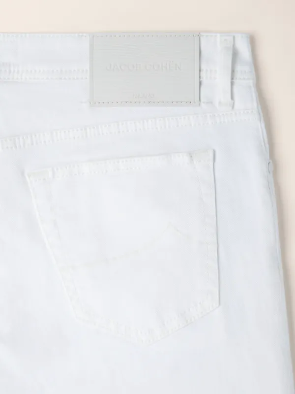 Jacob Cohën Bard Regular Slim 5 Pocket Jeans White W00D