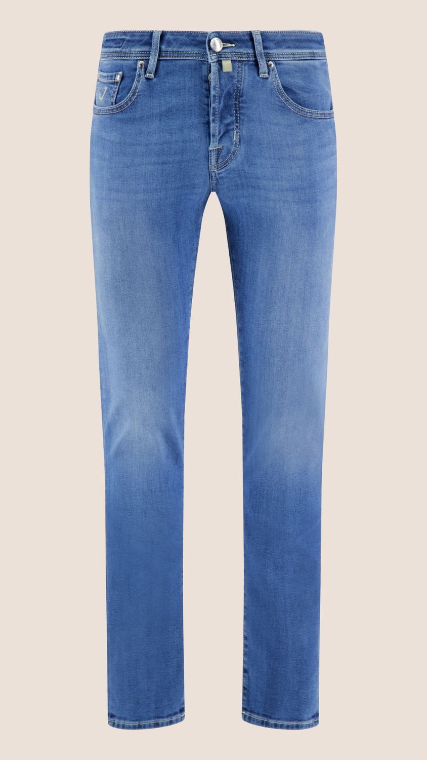 Jacob Cohën Luis Regular Fit 5 Pocket Jeans Medium Blue 200D