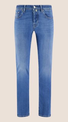 Jacob Cohën Luis Regular Fit 5 Pocket Jeans Medium Blue 200D