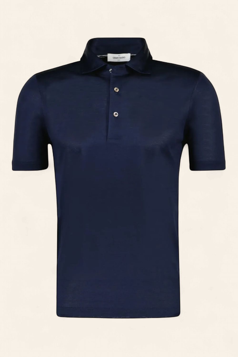 Gran Sasso Polo Korte Mouw – Navy