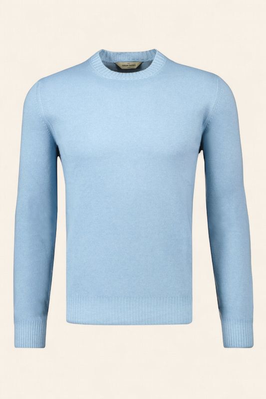 Gran Sasso Crewneck – Lichtblauw