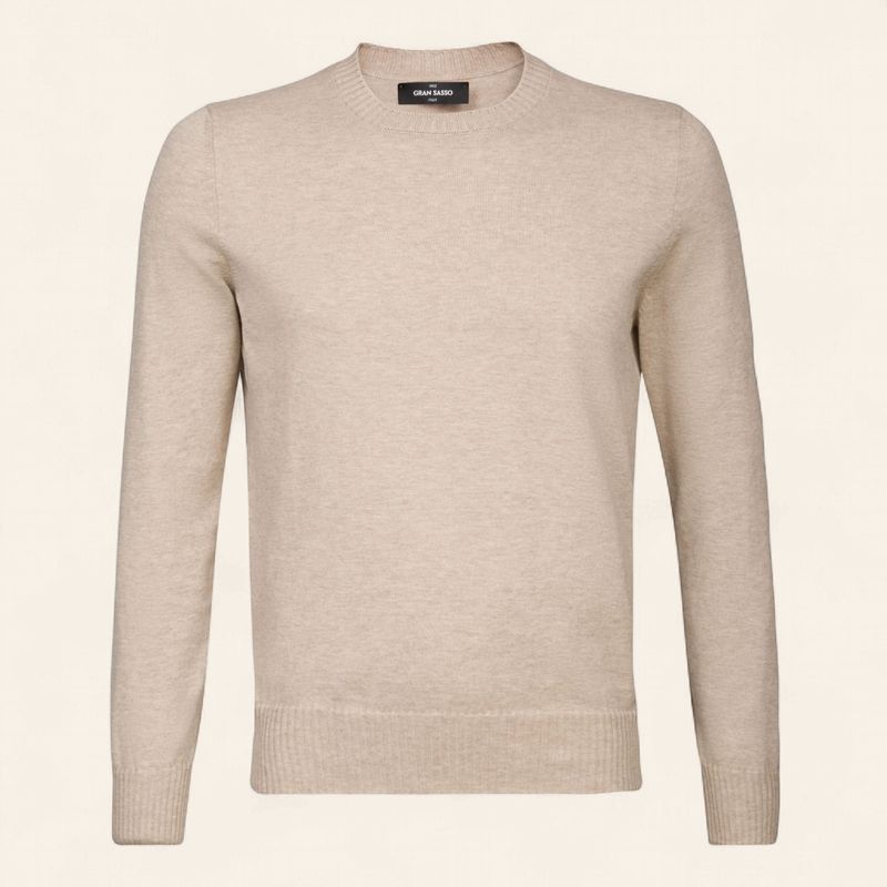 Gran Sasso Crewneck – Beige