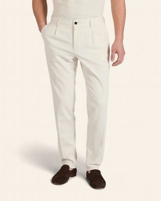 Incotex Pantalon Pattern 54 – Licht Beige