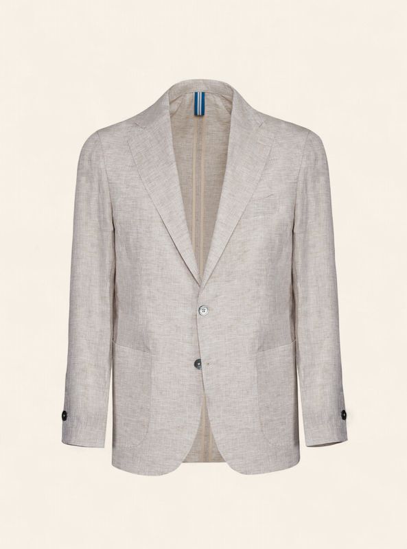 Fefè Napoli Linnen Unlined Jacket – Sand (CL105)