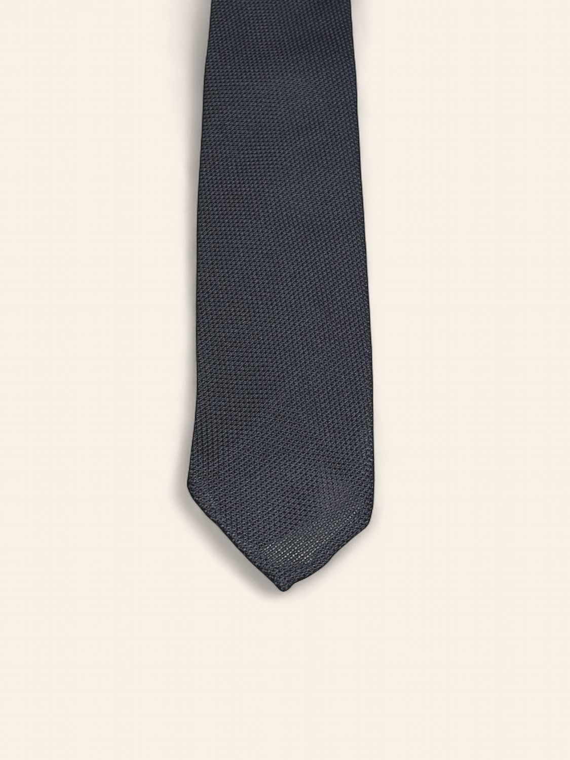 Paolo Albizzati Silk Tie – Navy Piqué