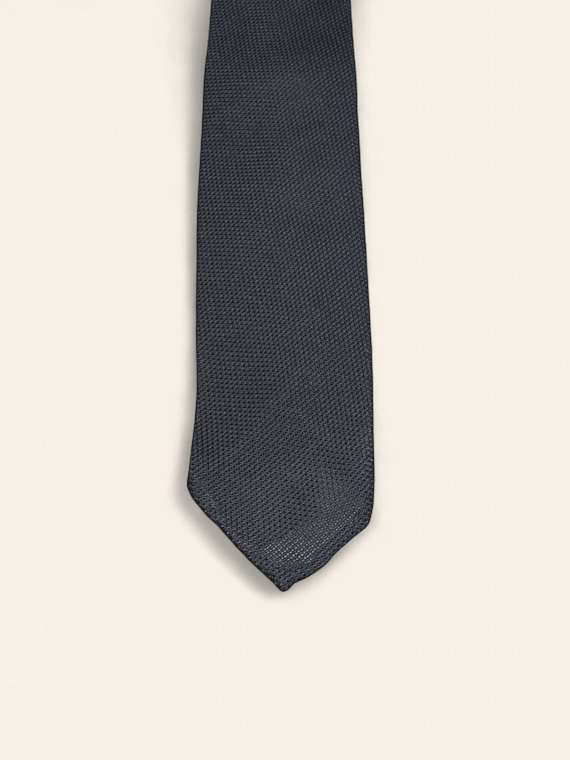 Paolo Albizzati Silk Tie – Navy Piqué Paolo Albizzati Silk Tie – Navy Piqué
