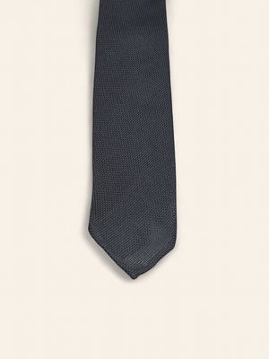 Paolo Albizzati Silk Tie – Navy Piqué