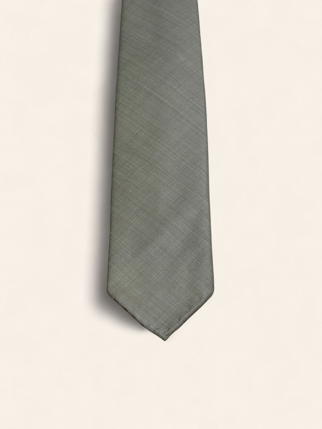 Paolo Albizzati Silk Tie – Liver Grey