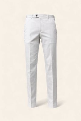Germano Berlin Fit Trousers – White 3ON
