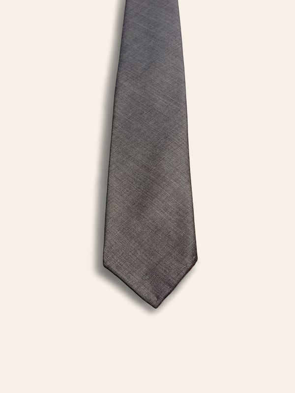 Paolo Albizzati Silk Tie / Das – Grey Mélange