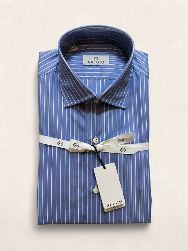 Grigio Overhemd – Blue Stripe