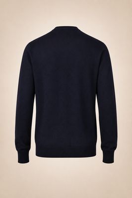 Gran Sasso – Cardigan  | Navy Cashmere Blend