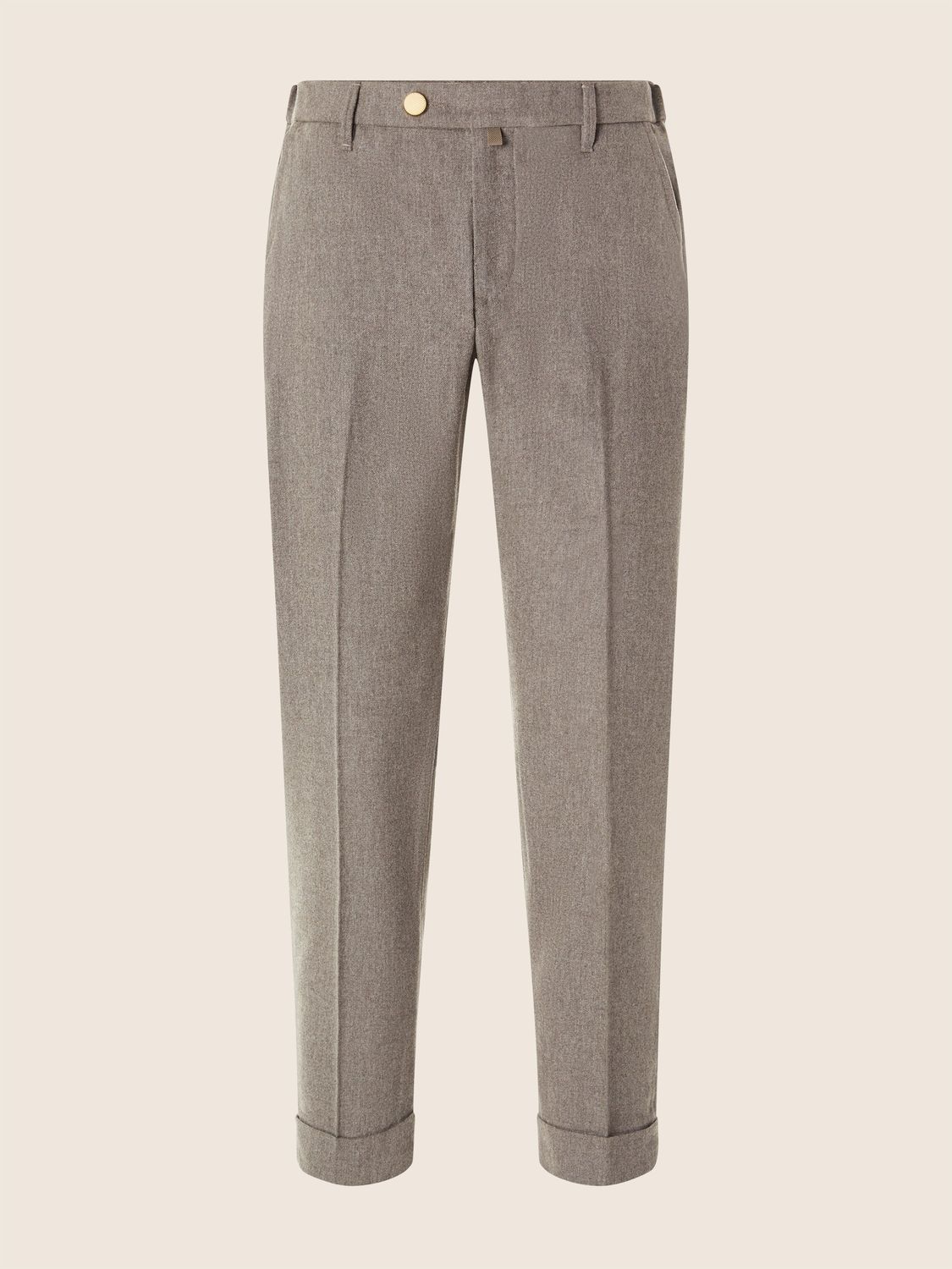 Jacob Cohën – Jannik Vitale Barberis Canonico Flannel | Dark Beige