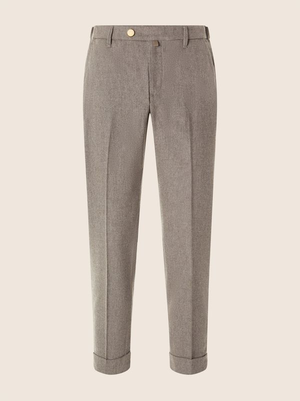 Jacob Cohën – Jannik Vitale Barberis Canonico Flannel | Dark Beige